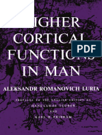 Aleksandr Romanovich Luria Auth. Higher Cortical Functions in Man PDF
