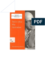 Horkheimer Max Teoria critica.pdf