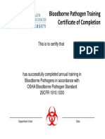 OSHA Certificate 2019