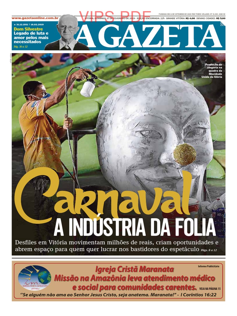 A Gazeta | PDF | Igreja católica, image size:768x1024