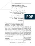 A Psicologia Política no Brasil