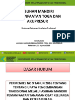 Konsep Dasar Pemanfaatan TOGA Dan Akupresur KEL II