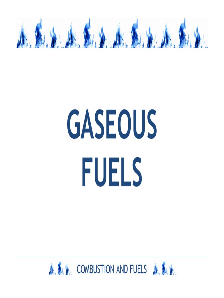 Gaseous Fuels PDF PDF Natural Gas Fuels