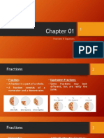 Chapter 01 - Fractions & Equations