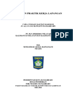 Contoh Laporan Hasil Kerja PKL Di PLN TKJ