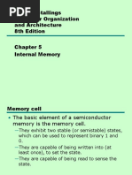 William Stallings Computer Organization and Architecture 8th Edition Internal Memory