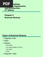 William Stallings Computer Organization and Architecture 8 Edition External Memory