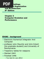 William Stallings Computer Organization and Architecture 8 Edition Computer Evolution and Performance