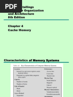 William Stallings Computer Organization and Architecture 8th Edition Cache Memory