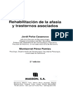 Pena Casanova Jordi Y Perez Pames Montserrat Rehabilitacion de La Afasia Y Trastornos Asociados PDF