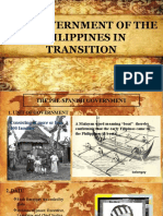 The Government of The Philippines in Transition