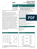 Low Capacitance TVS For LVDS Interfaces: Protection Products - Railclamp Description Features