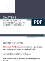 Approaches To Tourism Planning and Development