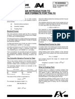 Number Formats For The FX