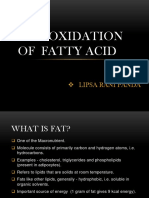 Beta Oxidation of Fattyacid