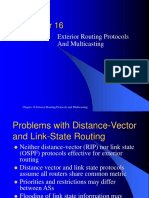Chapter 16 Exterior Routing Protocols and Multicasting 1