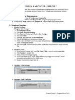 Tutorial Program Karcis Tol PDF