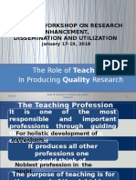 2 Role of Teachers in Producing Quality Research (1)