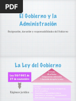 El Gobierno y La Administración