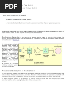 Reactive Power and Voltage Control PDF