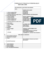 Form Data Pemesanan Undangan Pernikahan