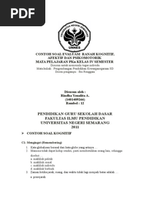 92140939 Copy Of Contoh Soal 3 Ranah