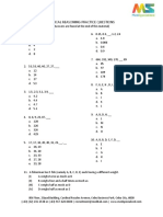 Logical Reasoning Practice Questions