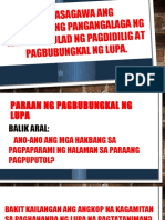 Naisasagawa Ang Masistemang Pangangalaga NG Halaman Tulad NG