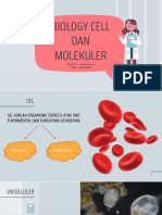 Biology Cell DAN Molekuler: Made By: Astrid Lestary NIM: 1910212007