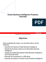 Oracle Business Intelligence Products