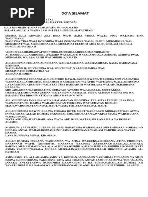 Doa Selamat Ica Pdf