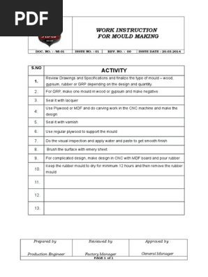 Work instruction