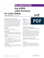 Aorn Laser Safety