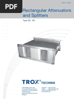 CAICE Attenuator Product Overview | PDF | Duct (Flow) | Sheet Metal