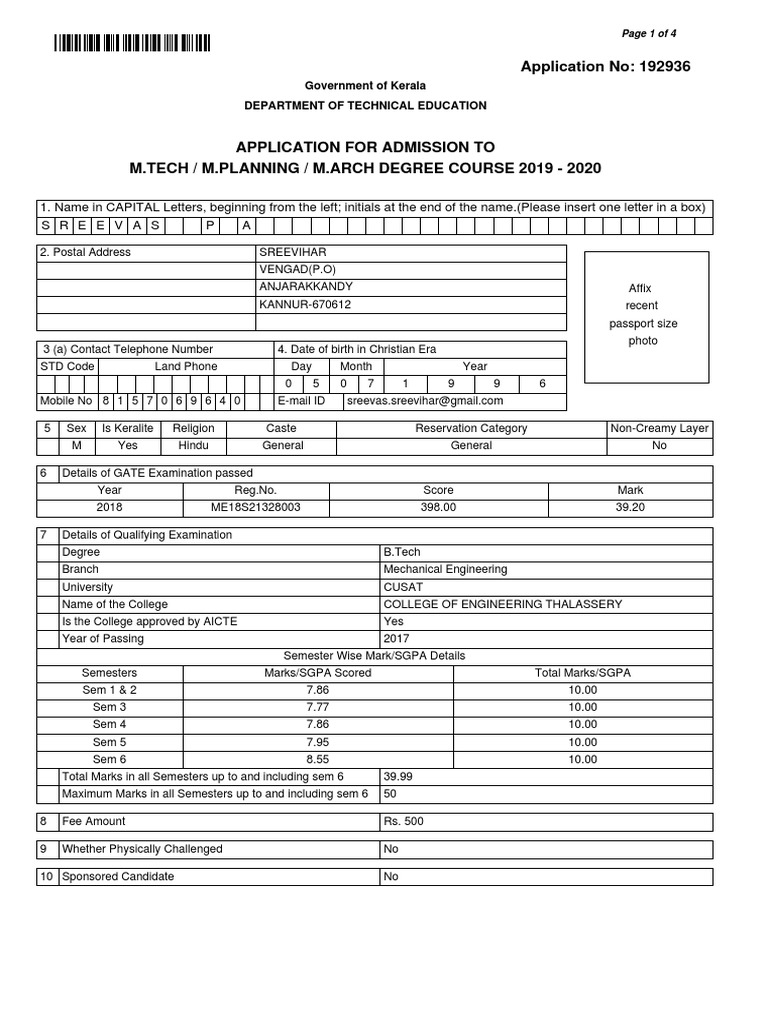 Application No: 192936 | PDF | Machines | Engineering