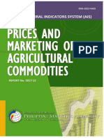 Agricultural Commodity Prices and Marketing Report