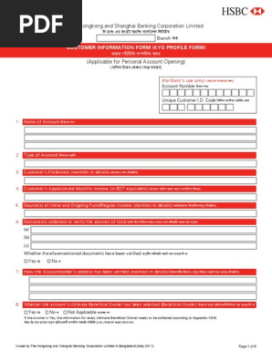 Kyc form