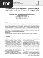 Planejamento de Experimentos Em Blocos Aplicado Às