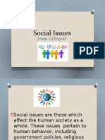 Social Issues: Grade 10 English