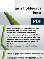 Philippine Traditions On Dance