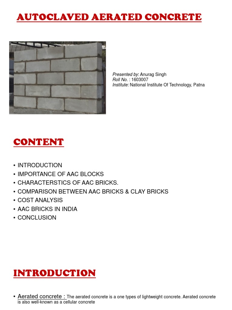 Aac Blocks | PDF | Masonry | Building Engineering