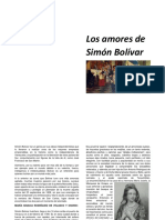 Los Amores de Simón Bolívar