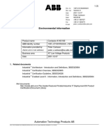 Environmental Information: Automation Technology Products AB