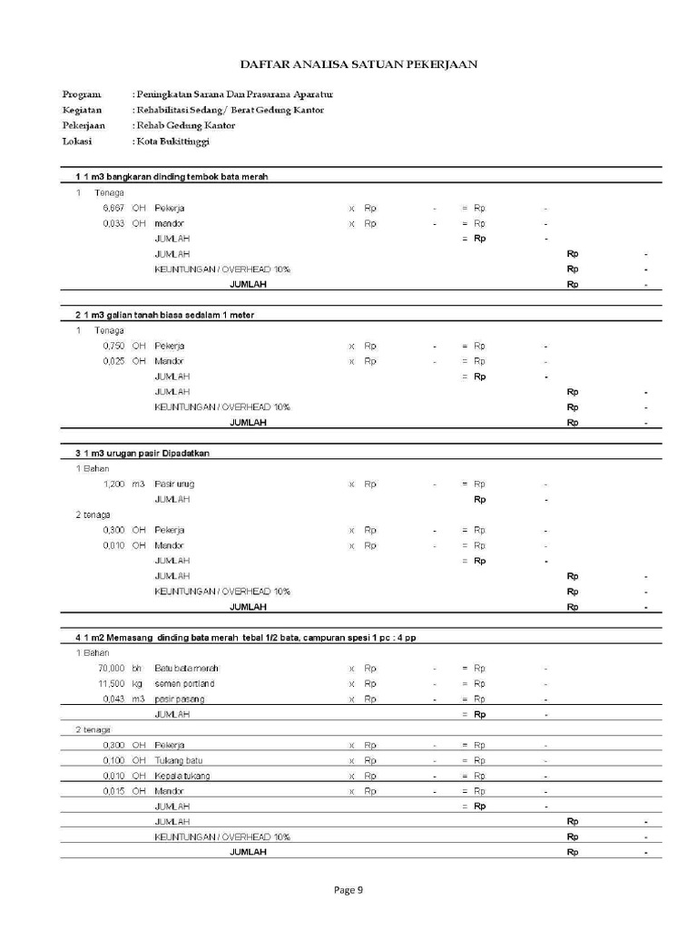 Analisa HPL | PDF