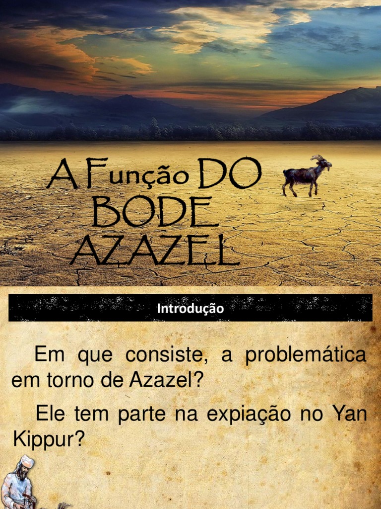Significado do Bode Azazel na Bíblia | PDF | Igreja Adventista do ...