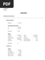 Design Results: Reinforced Concrete Columns