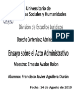 Ensayo Acto Administrativo