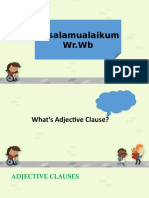 What is an Adjective Clause