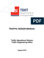 TDOT Traffic Design Manual - Complete Manual - Aug2018