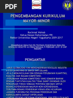 Pengembangan Kurikulum Mayor-Minor